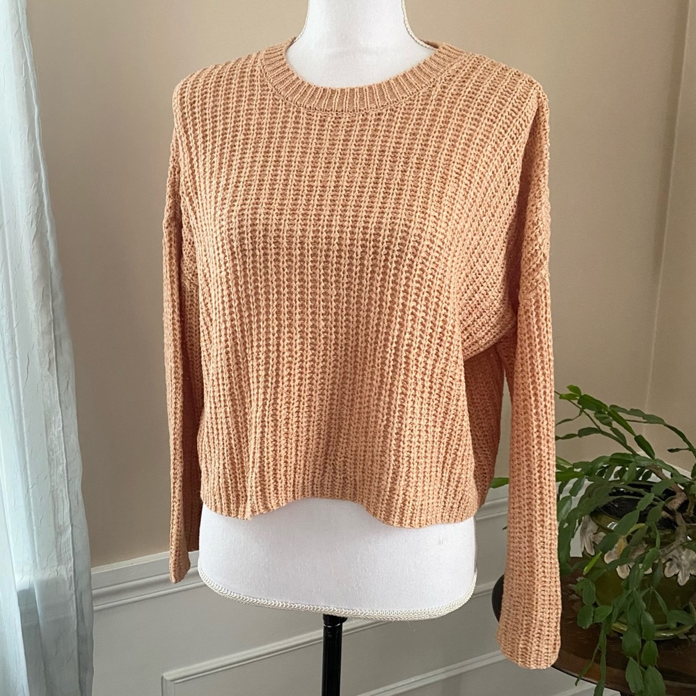 Moon & Madison Cropped Knit Sweater